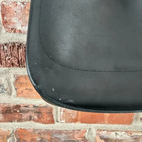 Madewell Sydney Black Leather Convertible Crossbody Purse Bag - Picture 7 of 10